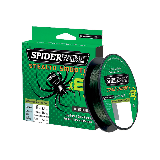 Fletline - SPIDERWIRE STEALTH SMOOTH X8 - 150M 0,11MM