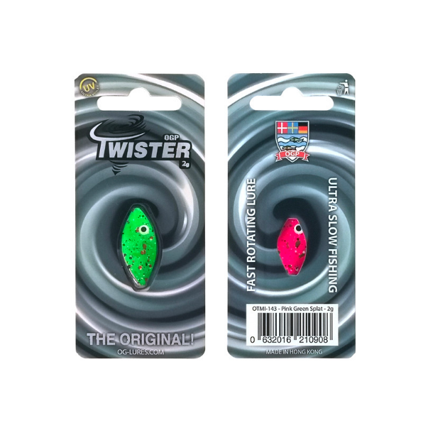 Twister Mini - Mikro Blink Pink Green Splat - 2G 