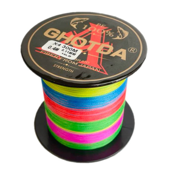 Fletline Ghotda Multicolor - 300m 0,11mm 4,5kg