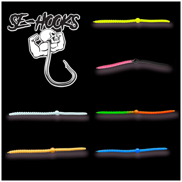 SE Baits | 15 stk ND- NOODLE - Garlic