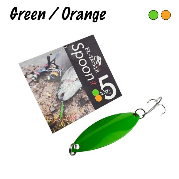 FL-Spoon 5 Blink 3,3g - Green / Orange