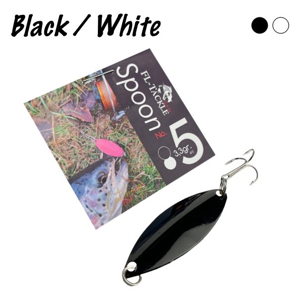 FL-Spoon 5 Blink 3,3g - White / Black