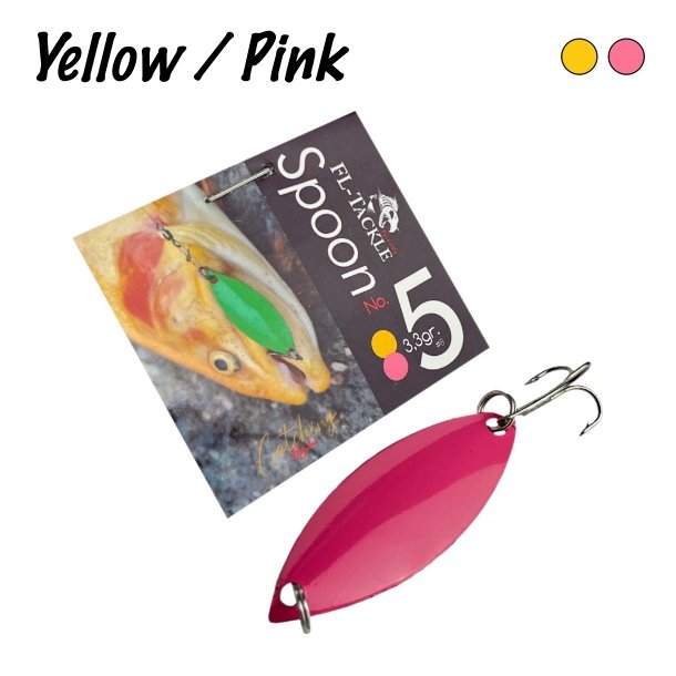 FL-Spoon 5 Blink 3,3g - Yellow / Pink