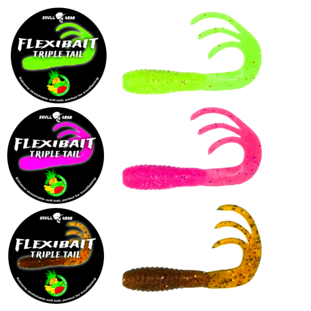 Flexibate - Triple tail - Tuttu Frutti - 15 Stk