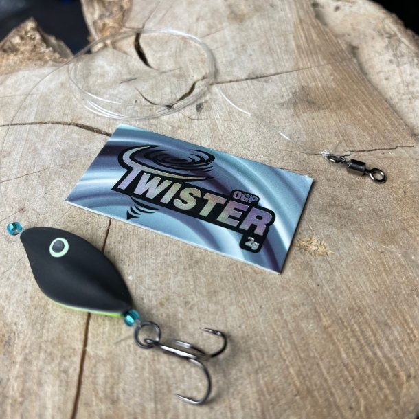 Twister Black Yellow Splat 2g - Frdig Rigg