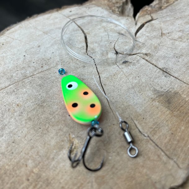 OGP Bulldog Inline 4g Orange Green Clown - Frdig Rigg