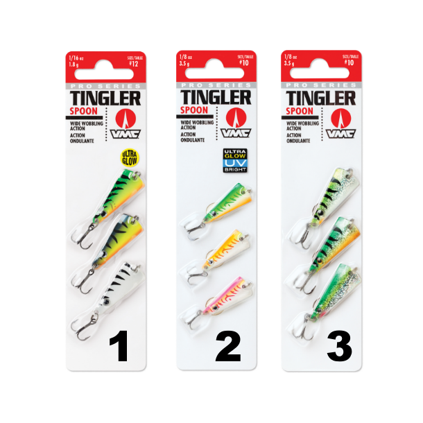 Rapala Tingler Spoon Kit Glow UV 3,5G - Put And Take