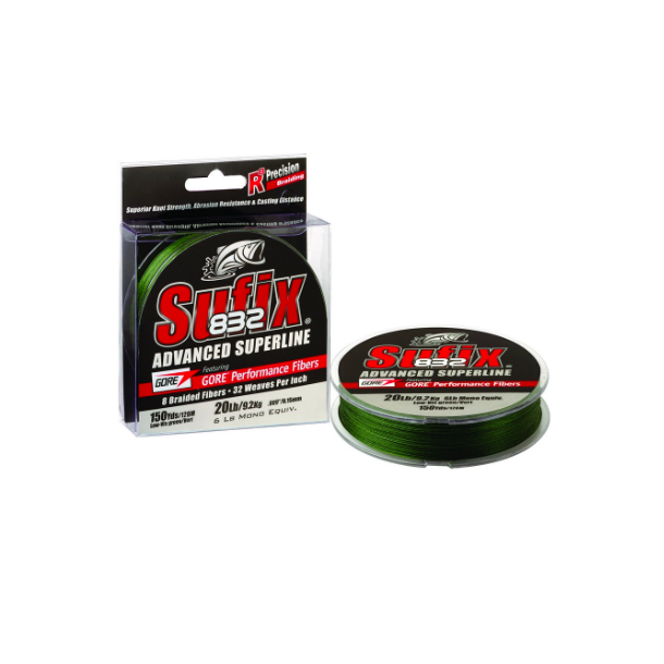 Sufix 832 Braid Lo-Vis Green 120m