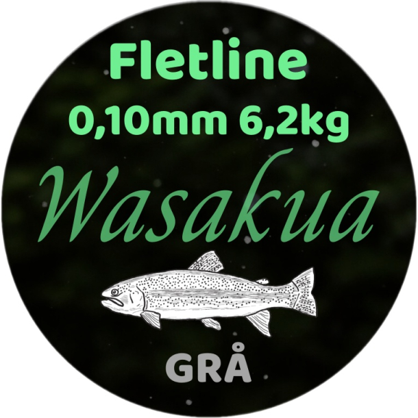 Wasakua Fletline - 0,10mm 6,2kg gr