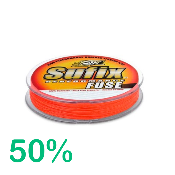 Sufix Performance Fuse - Neon Fire 135m 0,10mm 5,2kg