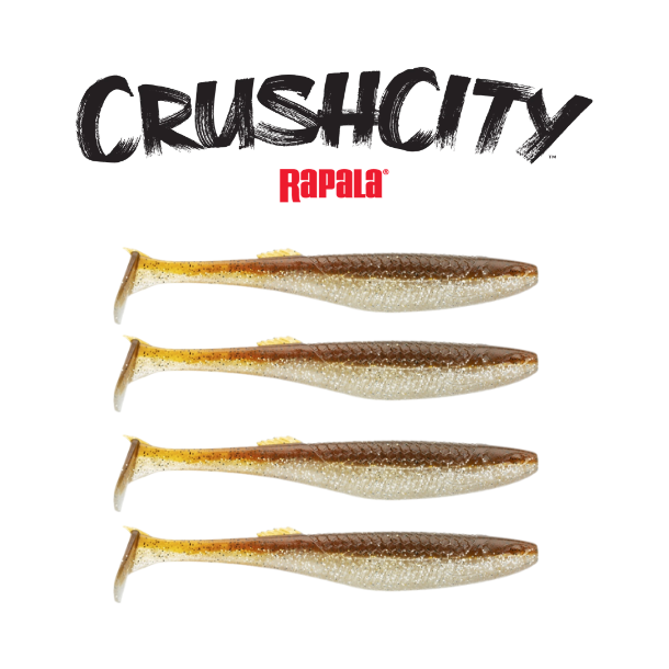 Rapala CrushCity #4 - THE KICKMAN 7,5cm 3g 4 stk