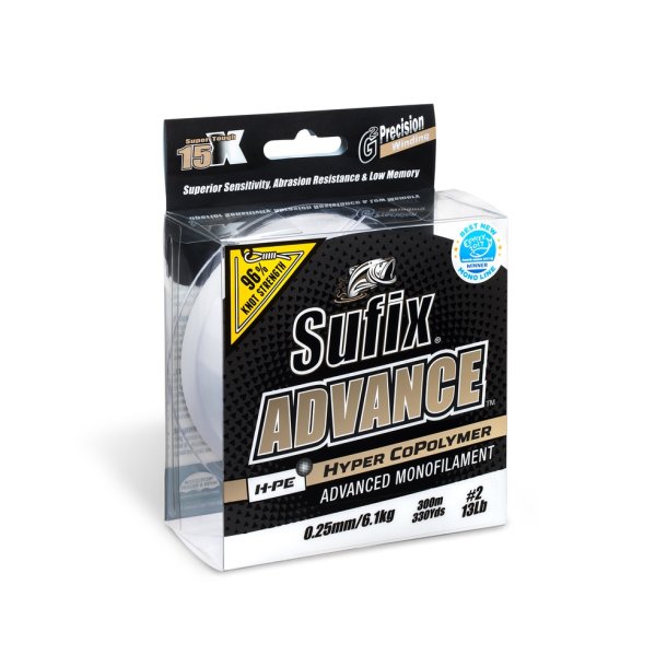 Sufix Advance Clear Nylonline - 150M