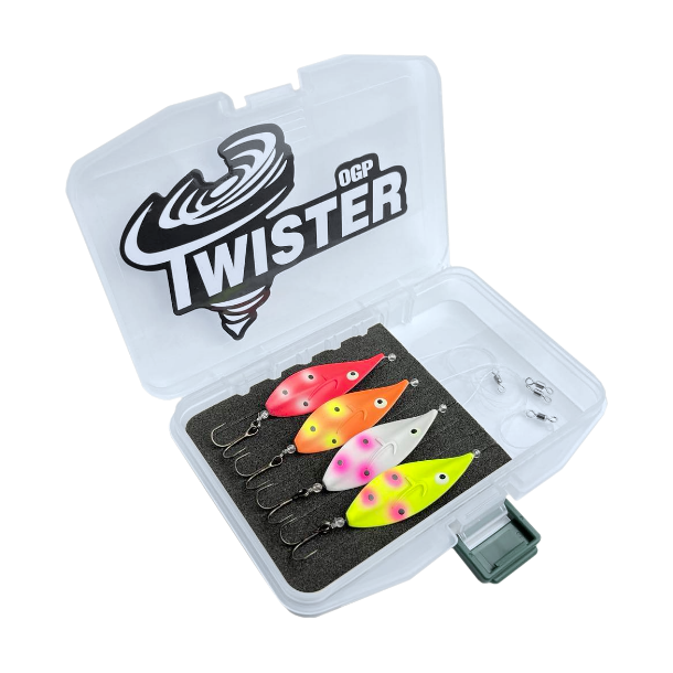 Twister Clown 4 stk 7,5g - Frdig Rigg